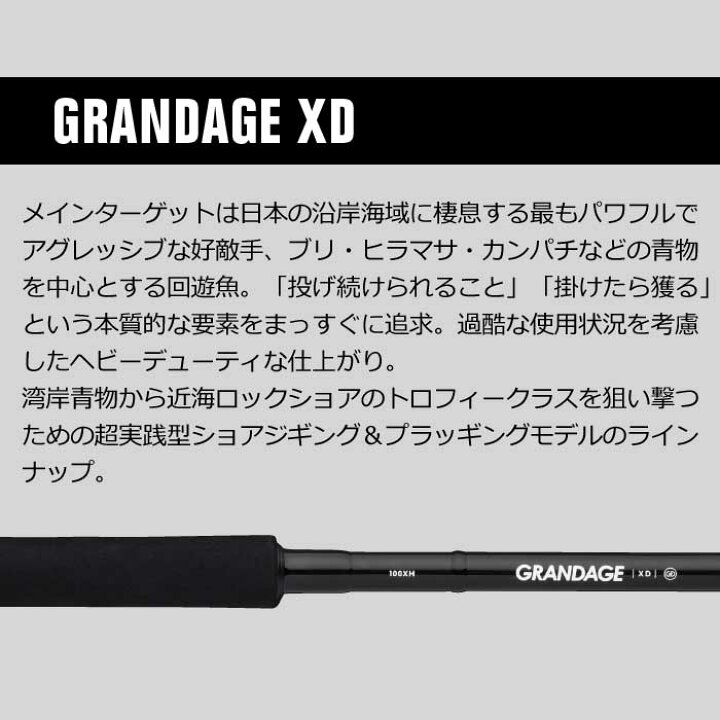 楽天市場】アピア グランデージXD 106PS2 APIA : Lure＆Boats Back Lash