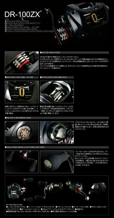 楽天市場】deps/デプス ダイワコラボ DR-100ZX : Lure＆Boats Back Lash