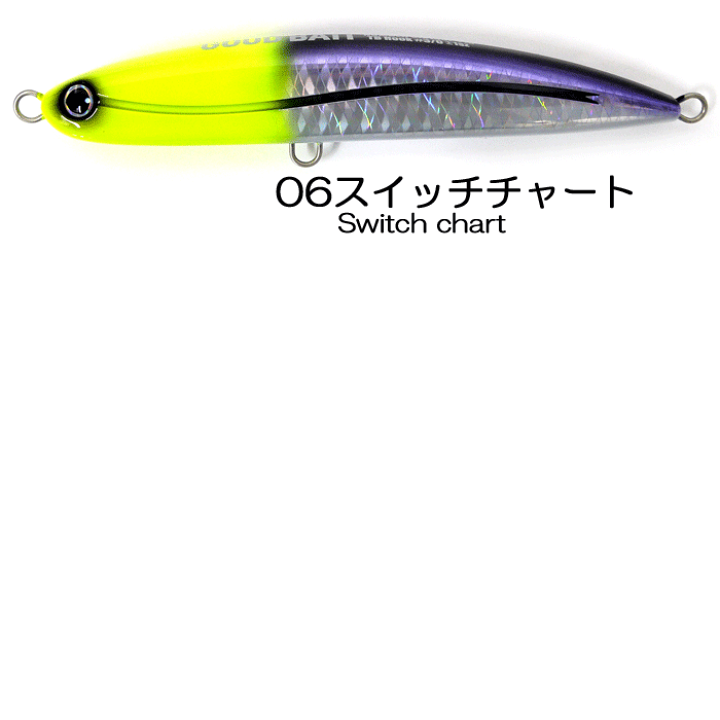 楽天市場】【全5色】グッドベイト ナンバーシックス 198F GOOD