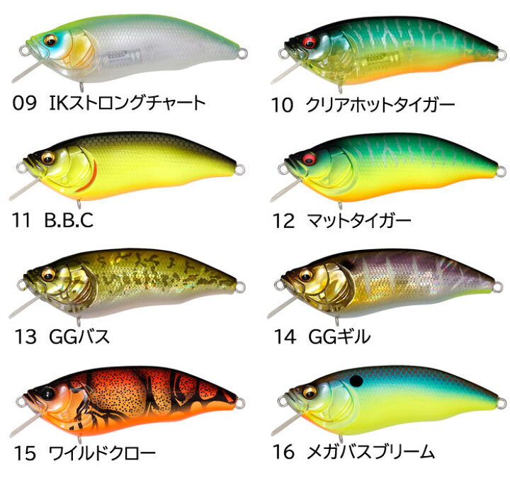 楽天市場】【全16色】メガバス アイバイアイ フューリアス 1.5 