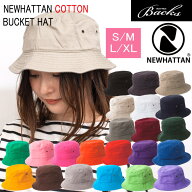 ★対象品2点で50円値引きクーポン★【 NEWHATTAN バケット ハット S/M L/XL 】ハット メンズ レディース …