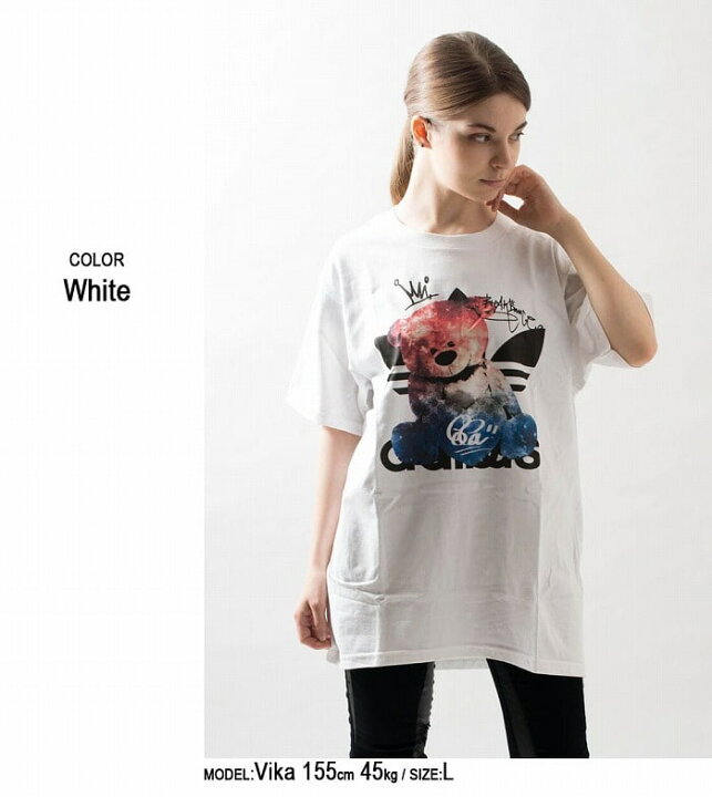 楽天市場】ロゴ＆ベアTシャツ（男女兼用）□ 半袖 tシャツ トップス 熊 