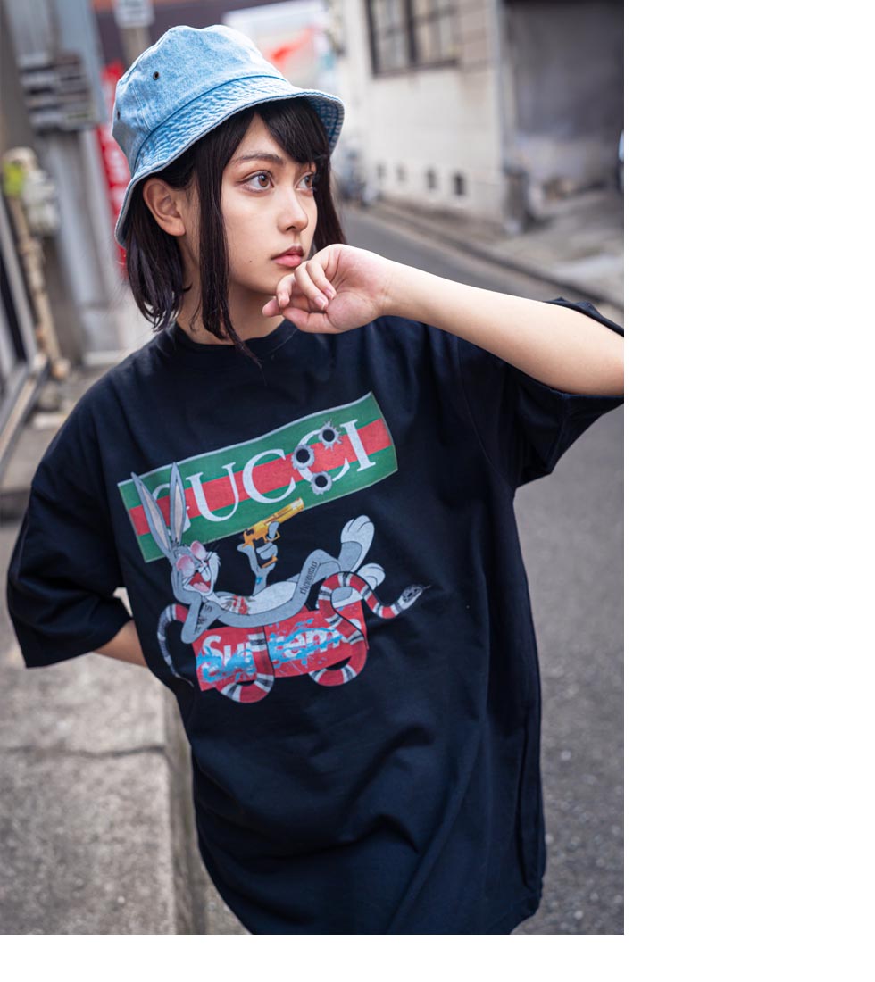 楽天市場】GU×SU gang BB 2nd ビッグTシャツ（男女兼用）□ 半袖 t