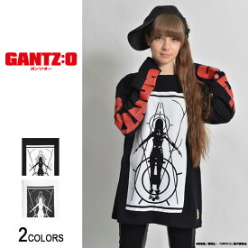 backside of tokyo (バックサイドオブトーキョー) 『GANTZ:O』「レイカ」ロングTシャツ（男女兼用）／全2色／M・L・XL／ガンツ:オー ガンツ 大阪編 レイカ 加藤勝 諸星夢人 ベル いぬやしき アパレル グッズ トップス 袖プリント