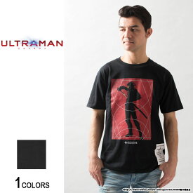 『ULTRAMAN』 セブンTシャツ（男女兼用）■ 半袖 tシャツ トップス ビッグtシャツ メンズ レディース おもしろ キャラクター プリント ゆったり 大きいサイズ おしゃれ カジュアル ストリート ロング ビッグトップス ビックシルエット オリジナル uネック 綿 黒 bk ブラック