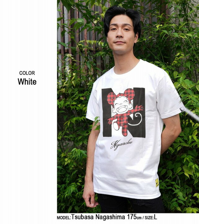 楽天市場 にゃんちゅう ニャンちゅう タータンチェックtシャツ Ver Red 男女兼用 半袖 Tシャツ トップス 猫 ねこ ネコ Cat キャット ビッグtシャツ メンズ レディース おもしろ キャラクター プリント ゆったり 大きいサイズ ビッグトップス オリジナル 白 黒 Wh Bk