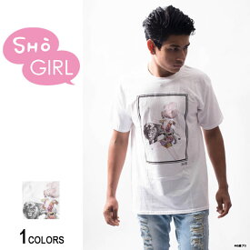 「SHOW GIRL」グラフィックTシャツ Lion（男女兼用）■石ノ森章太郎 ショーガール ガールズ・グラフィック イラスト 女の子 女性 美少女 サイボーグ009 塚田綾佳着用 トップス クルーネック プリント 「ハイパーホビー」掲載