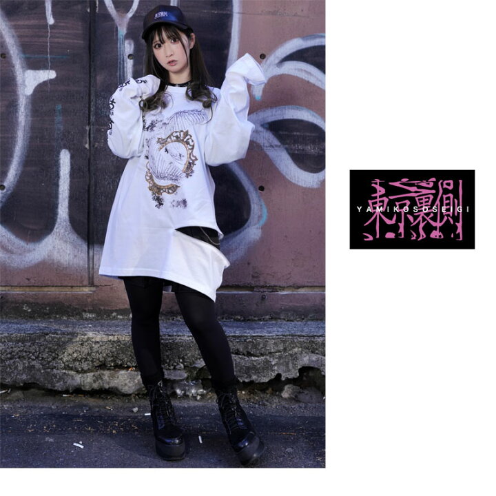 楽天市場】Rose Wing ファスナー付きビッグロンTシャツ （男女兼用 