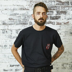 T�V���c �����Y�yRollingStones�z���[�����O�X�g�[���Y T�V���c ���� �����Y RS SEQUIN LICK POCKET �h�J T�V���c �h�� ���f�B�[�X ������� ���� t�V���c �X�|�[�c �S���t ���St�V���c �R�b�g�� �� �u��