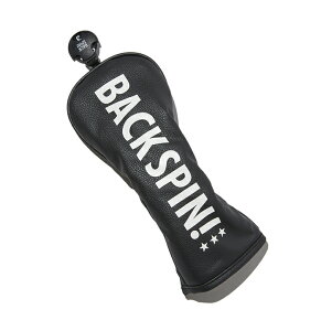 ゴルフ ヘッドカバー ユーティリティ【 BACK SPIN 】合皮 ロゴ ユーティリティー ユーティリティ用 ヘッドカバー おしゃれ シンプル かっこいい レア 可愛い ヘッドカバー メンズ 派手 レディ