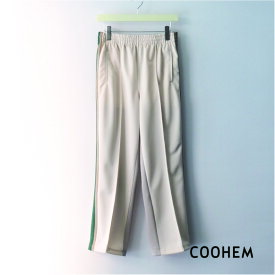 COOHEM コーヘン KNIT SIDELINE TRACK PANTS 11-242-008 レディースファッション 日本製 ニット サイドライン トラックパンツ ラインパンツ パンツ