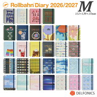 ロルバーン ダイアリー 2026 3月始まり M 2026/2027 手帳 スケジュール帳 デルフォニックス The Rollbahn…
