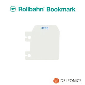 リング式 ロルバーン専用 ブックマーク クリア 2024 栞 しおり Bookmarks for Rollbahn Planners, Notebooks, and Flexible Organizers
