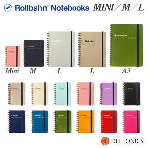�����o�[�� �m�[�g �~�j M L A5 �|�P�b�g�t���� �f���t�H�j�b�N�X �N���t�g ������ The Rollbahn Grid Notebook Large from DELFONICS �y���Z�a��Y�A�i���p��L�T�C�Y�z