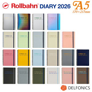 o[ _CA[ 2026 A5 2025N10n܂ 蒠 XPW[ ftHjbNX hbv I ^bN NA Delfonics Rollbahn Monthly Planner Basic Version and Seasonal Limited Edition