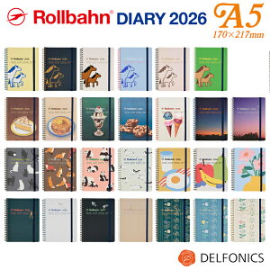 o[ 2026 _CA[ A5 2025N10n܂ 蒠 XPW[ ftHjbNX 2026 The Rollbahn Monthly Planner seasonal limited edition from DELFONICS