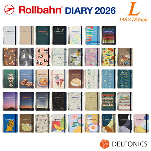 o[ 2026 _CA[ L 2025N10n܂ 蒠 XPW[ ftHjbNX The Rollbahn Monthly Planner seasonal limited edition from DELFONICS