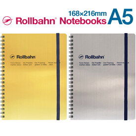 ロルバーン ゴールド シルバー A5 ノート ポケット付メモ デルフォニックス The Rollbahn Grid Notebook Gold & Silver from DELFONICS