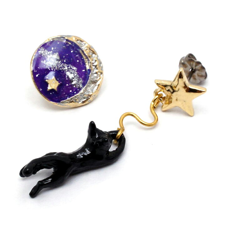 楽天市場】ガーグル ピアス 星を追うネコ アクセサリー GARGLE : Back 