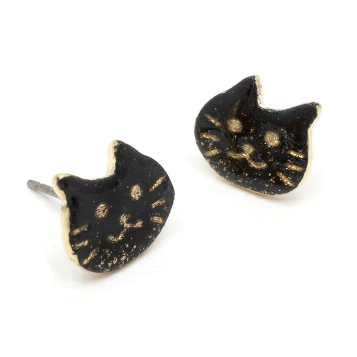 楽天市場】ガーグル ピアス meow ネコ 猫 ねこ キャット  