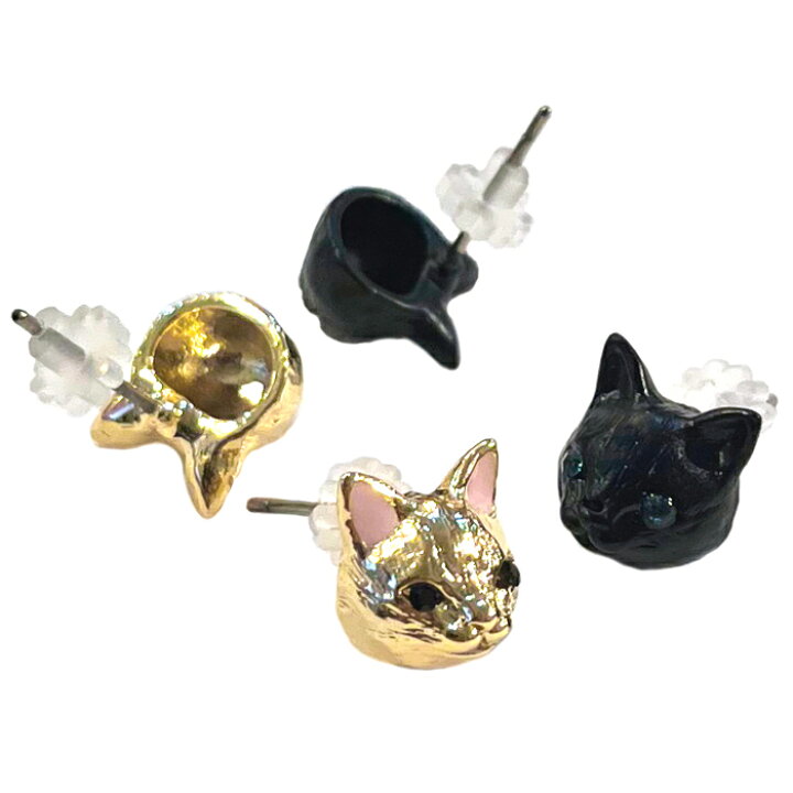 楽天市場】ガーグル ピアス シャトン ねこ ネコ 猫 キャット 