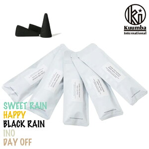 No  R[ 24 XC[gC nbs[ Kuumba Incense Cone. 24 pcs per pack - Burns for approximately 13 mins and great fragrance. Sweet Rain Happy Black Rain Day Off INO