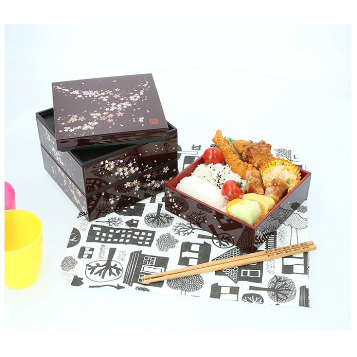 三段重箱 おせち入れ お重 お正月 お花見弁当箱 人気の贈り物が大集合