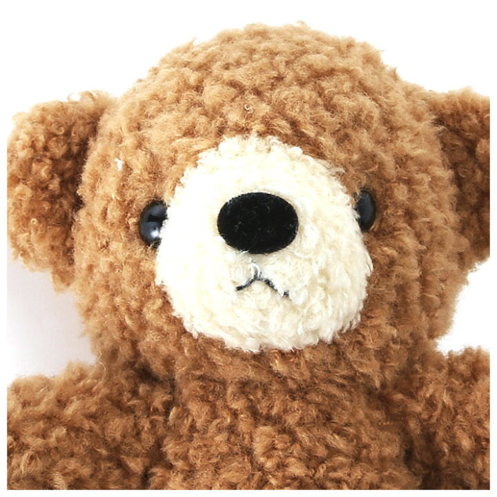 クマ ぬいぐるみと赤ちゃん 45 45cm おしゃれ おもしろ かわいい カバー クッション シュール シンプル リネン 北欧 正方形 白 綿100 面 年末のプロモーション おもしろ