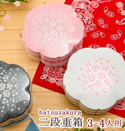 重箱 初桜 hatsuzakura 桜 2段 お弁当箱 おしゃれ 通販 仕切り かわいい お重 行楽 弁当箱 ランチボック…