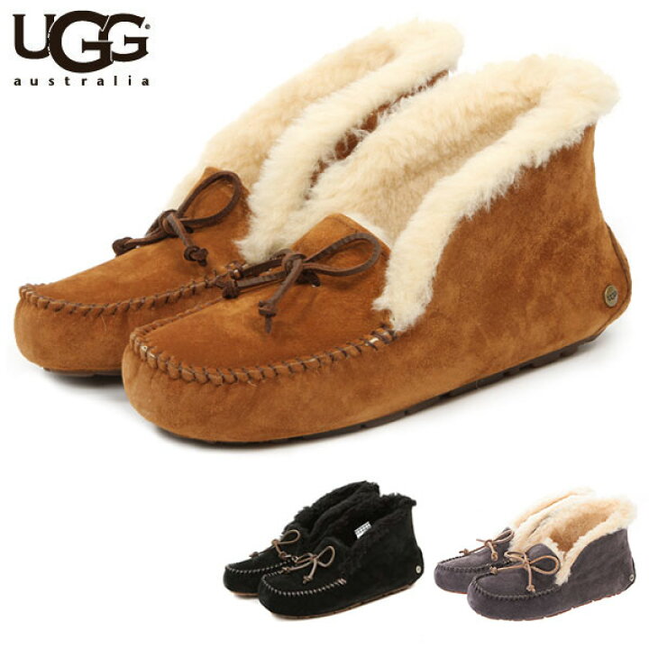 楽天市場】UGG 通販/正規品 アグー アグ モカシンシューズ ファー  