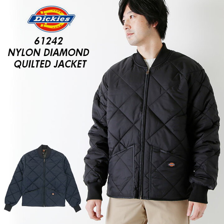 楽天市場 ジャンパー メンズ 冬 好評 ジャケット 40代 ジャンバー 防寒 キルティング ブルゾン おしゃれ 50代 40代 大きいサイズ 小さい ブラック ナイロン 黒 シンプル 上着 アウター 撥水加工 アメカジ Sサイズ Mサイズ Lサイズ Xlサイズ ディッキーズ