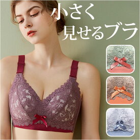 小さく見せるブラ ブラジャー 好評 脇高 薄い 大きな胸 スマートブラ 小さく 見せる 小さく見せる 小さく見える 胸を小さく見せる 大きな胸を小さく見せる 大きいサイズ 下着 着やせ インナー 肌着