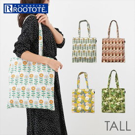 ルートート エコバッグ ROOTOTE 6452 好評 トートバッグ RO.トール.フラット.レトロ-A エコバック トートバック サブバッグ コンパクト サブバック レッスンバッグ レディース a4 縦型 軽量 バッグ バック おしゃれ かわいい カジュアル
