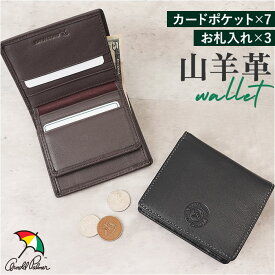 アーノルドパーマー 財布 ArnoldPalmer 4AP3677 好評 2つ折り財布 二つ折り財布 二つ折り 折財布 パスケース 定期入れ さいふ サイフ お財布 メンズ 男性 紳士 通勤 ビジネス シンプル 山羊革 ゴートレザー 小銭入れあり メンズ財布