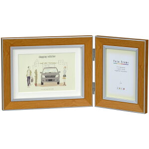 フォトフレーム おしゃれ 好評 2L L判 壁掛け フォト フレーム 写真立て 2枚 2面 置き型 見開き 縦 横 タテ ヨコ フォトスタンド 家族 七五三 上品 高級感 クラシック メモリアル 記念品 お祝い