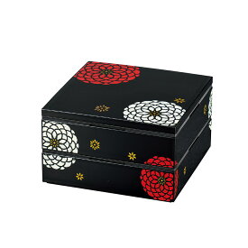 重箱 二段 好評 お重 お重箱 2段 オードブル重 おせち 19.5cm スクエア 正方形 仕切り小箱 4個 中蓋付き シールふた お弁当箱 日本製 和風 モダン 2800ml おしゃれ シンプル 2人 3人 正月 迎春 行楽 花見 運動会 ピクニック 遠足