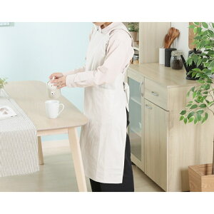 エプロン おしゃれ 女性用 好評 後ろ 結び サーケル ワークエプロン ポケット付き ロング丈 シンプル 無地 かわいい オシャレ 可愛い 綿 コットン テキスタイル キッチンファブリック 配膳用