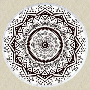 ビーチマット おしゃれ 大判 好評 レジャーシート マルチシート 丸型 シート アウトドア レジャー 丸い 円型 海 ビーチ 海水浴 リゾート 持ち運び ピクニック キャンプ 花見 運動会 インテリ