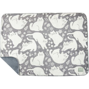 にゃふにゃふ ひざかけ 好評 ブランケット ひざ掛け 膝掛け 毛布 膝掛 ハーフケット ネコ 猫 ねこ アンミーナ 防寒 あったか おしゃれ かわいい 小さめ アニマル 動物 ふわふわ 節電 70×100cm 10