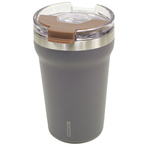 �^���u���[ �ۉ� �ۗ� �W�t�� �D�] �R���r�j�R�[�q�[ �X�e�����X �e�C�N�A�E�g �J�b�v���� ������� �W�� �t�^ �W ROCCO ���b�R Flip Cap Tumbler �t���b�v�L���b�v�^���u���[ 350ml K04-833 �}�O�{�g