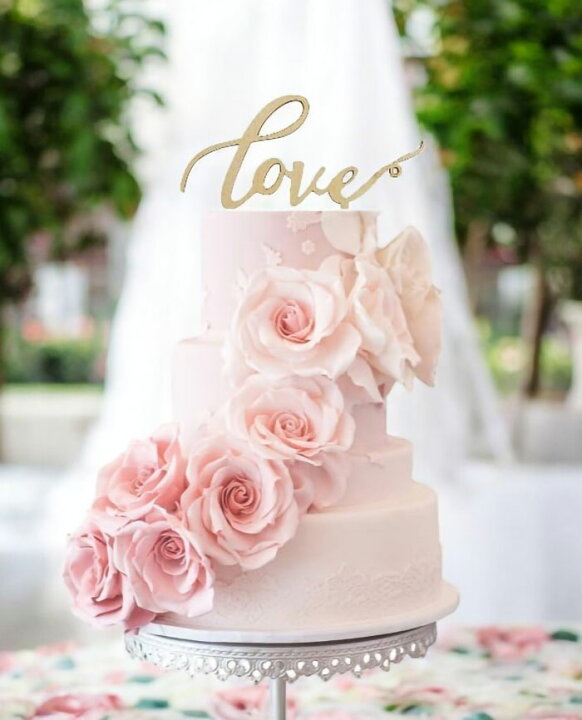 楽天市場】ウェディングケーキトッパー 通販 ケーキトッパー 結婚式 