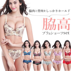 ブラジャー ショーツ セット 通販 下着 レディース セット ブラショーツ 綺麗 レース 夜 セクシー パンツ 小さいサイズ 脇肉 脇高ブラ 70AB 75AB 80AB 85AB 75CD 80CD 85CD 刺繍 abカップ cdカップ ベージュ ピンク ブラック グレー