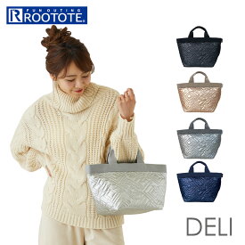 ルートート トートバッグ ROOTOTE 1394 通販 レディース 軽量 軽い 小さめ 自立 大人 かわいい おしゃれ 可愛い マチあり マチ広 カジュアル きれいめ 刺繍 キルティング 幾何学 メタリック 光沢 メンズ 男女兼用 デリ Tiling Quilt LT DELI タイリングキルト-B