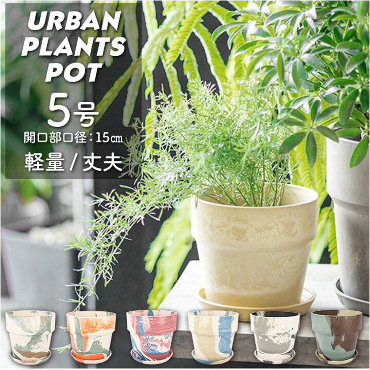 楽天市場】植木鉢 プラスチック お洒落 5号 通販 プランター おしゃれ 