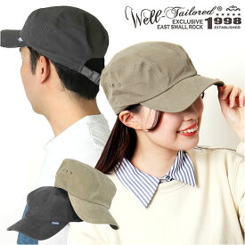帽子 キャップ つば 通販 ぼうし ミリタリーキャップ ワークキャップ CAP サイズ調節可能 バックル付き バックル ベルト ベルト付き シンプル メンズ レディース 男女兼用 ユニセックス Well-Tailored ウェルテイラード カジュアル