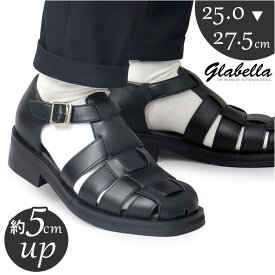 グラベラ サンダル glabella GLBT-283 通販 グルカサンダル メンズ コンフォートサンダル カメサンダル 亀サンダル 靴 シューズ おしゃれ ブランド くつ クツ オシャレ 歩きやすい フェイクレザー 合皮 カジュアル 夏 流行る 厚底 紳士靴