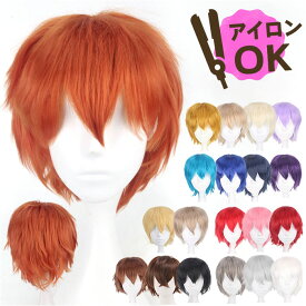 ウィッグ ショート コスプレ 通販 かつら カツラ ショートウィッグ カラーウィッグ フルウィッグ 全頭かつら コスプレ衣装 仮装用ウィッグ 男装 女装 仮装 ハロウィン 漫画 アニメ マンガ 舞台 レディース メンズ スタイリング パーティグッズ ホビー