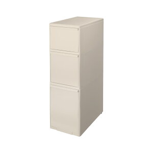 隙間収納 25.5cm 通販 すきま収納 収納ケース 引き出し 奥行46.5 キッチンラック スリム キッチン 収納 ストッカー リビング 冷蔵庫横 シンク横 洗面所 ランドリー 洗濯機横 ライクイット like-it