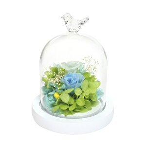 プリザーブドフラワー ガラスドーム 通販 モチーフドームアレンジメント アレンジメントフラワー 花ギフト おしゃれ 枯れない 水やり不要 結婚祝い 還暦祝い 敬老の日 母の日 誕生日 プレ
