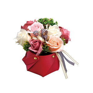 ソープフラワー おしゃれ 通販 クレール アレンジメントフラワー アーティフィシャルフラワー アレンジ 造花 フラワーアレンジメント 花 ギフト 置物 フラワーギフト 誕生日 お祝い 母の日